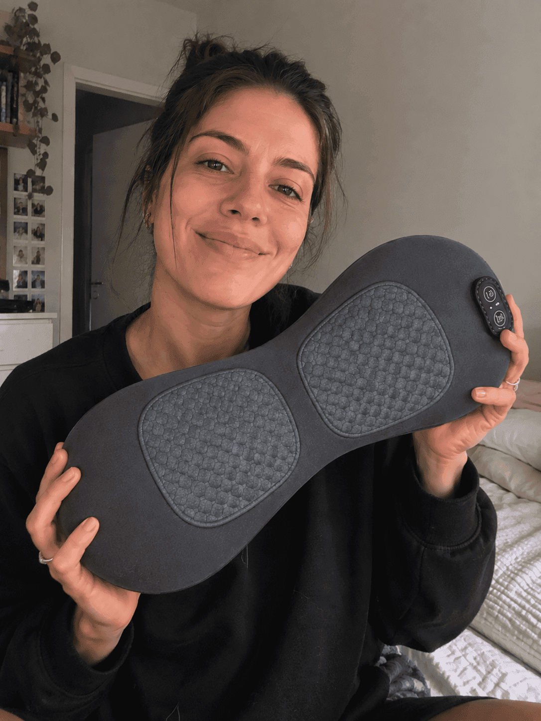 Back Halo Max heated lumbar massager device
